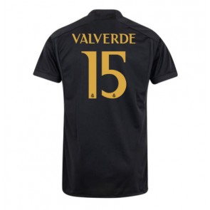 Real Madrid Federico Valverde #15 Tredjetröja 2023-24 Kortärmad